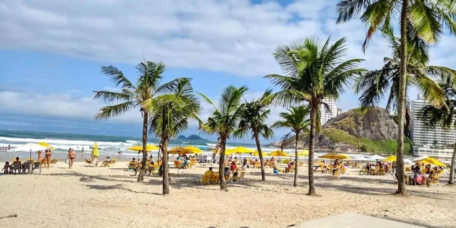 Apartamento Para Ate 8 Pessoas! 2 Quartos, Praia Da Enseada Гуаружа Экстерьер фото